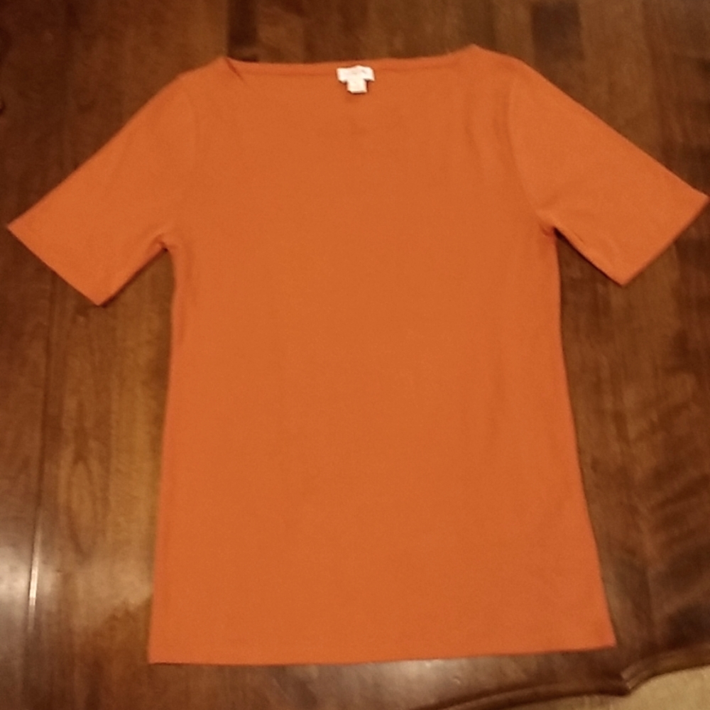 J Crew Orange Tee